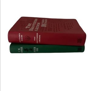 Brothers Grimm and Peter Pan books